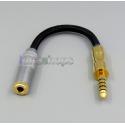 Balanced Weave Cloth OD 5mm 4.4mm cable for Sony PHA-2A NW-WM1Z NW-WM1A AMP Player To 3.5mm 3 poles Female Converter Ada