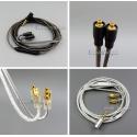 Shielding Mic Remote Pure Silver Plated Earphone Cable For Westone W60 W50 W40 UM50 UM30 UM10