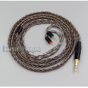 Silver Plated OCC 8 core 2.5mm 3.5mm 4.4mm Balance MMCX Earphone Cable For 0.78mm Custom 5 8 10 BA W4r Um3x
