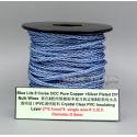 Blue Litz 8 Cores Pure OCC Silver Plated Bulk Wire For Custom DIY Shure Fostex QDC Earphone Headphone Cable