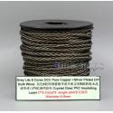 Grey Litz 8 Cores Pure OCC Silver Plated Bulk Wire For Custom DIY Shure Fostex QDC Earphone Headphone Cable
