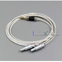 3.5mm Balanced TRRS Re-Zero Balanced  Silver Plated Cable For Sennheiser HD800 Headphone Headset
