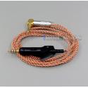 WW 3.5mm OCC Copper Weave Cloth Headphone Earphone Cable For QC2 QC15 QC35 Headset