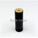 CYH-Series High Quality Black Carbon Barrel 4.4mm TRRS Balanced Female Custom DIY Adapter