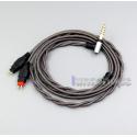 4.4mm Weave Cloth Balanced Earphone Cable For Sennheiser HD580 HD600 HD650 HDxxx HD660S