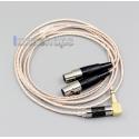 Hi-Res Silver Plated XLR 3.5mm 2.5mm 4.4mm Earphone Cable For Audeze LCD-3 LCD-2 LCD-X LCD-XC LCD-4z LCD-MX4 LCD-GX