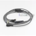 Black And White With Mic Remote Earphone Audio Cable For Etymotic ER4B ER4PT ER4S ER4P ER4