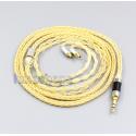3.5mm 2.5mm 4.4mm 8 Cores 99.99% Pure Silver + Gold Plated Earphone Cable For Sennheiser IE100 IE400 IE500 Pro