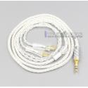 2.5mm 4.4mm XLR 3.5mm 8 Core Silver Plated OCC Earphone Cable For FOSTEX TH900 MKII MK2 TH-909 TR-X00 TH-600