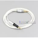 XLR 4.4mm 2.5mm Hi-Res Silver Plated 7N OCC Earphone Cable For Audio Technica ATH-M50x ATH-M40x ATH-M70x