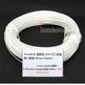 100m Acrolink Silver Plated 6N OCC Signal Wire Cable 0.75mm2 Dia:1.5mm For DIY 