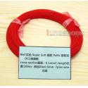Red 100m 30AWG  Silver Plated +  OCC Signal Wire Cable 7/0.1mm2 Dia:0.65mm For DIY Hifi