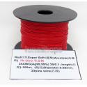Red 100m 24AWG 99.9% Acrolink Pure 7N OCC Signal Wire Cable 30/0.1mm2 Dia:0.88mm For DIY 