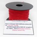 Red 100m 26AWG 99.9% Acrolink Pure 7N OCC Signal Wire Cable 65/0.05mm2 Dia:0.82mm For DIY 