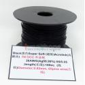 Black 100m 26AWG 99.9% Acrolink Pure 7N OCC Signal Wire Cable 65/0.05mm2 Dia:0.82mm For DIY 