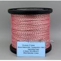 100m 16 cores +7 cores Silver Plated OCC  Transparent + Red Insulating Layer 0.14mm*16+0.08mm*7 Wire Diameter:1.2mm 