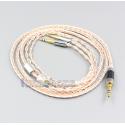 XLR 6.5mm 4.4mm 2.5mm 800 Wires Silver + OCC Headphone Cable For Hifiman HE560 HE-350 HE1000 V2 Headphone 2.5mm pin