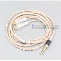 XLR 6.5mm 4.4mm 2.5mm 800 Wires Silver + OCC Headphone Cable For FOSTEX TH900 MKII MK2 TH-909 TR-X00 TH-600
