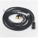 16 Core Black OCC Awesome All In 1 Plug Earphone Cable For Sony IER-M7 IER-M9 IER-Z1R