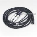 16 Core Black OCC Awesome All In 1 Plug Earphone Cable For Focal Utopia Fidelity Circumaural Headphone