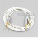 Hi-Res Silver Plated 7N OCC Earphone Cable For Focal Clear Elear Elex Elegia Stellia Celestee Radiance