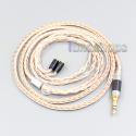 16 Core OCC Silver Plated Mixed Headphone Earphone Cable For Acoustune HS 1695Ti 1655CU 1695Ti 1670SS