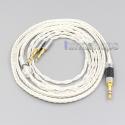16 Core OCC Silver Plated Headphone Cable For Oppo PM-1 PM-2 Planar Magnetic 1MORE H1707 Sonus Faber Pryma