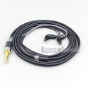 2.5mm 4.4mm XLR 3.5mm Black 99% Pure PCOCC Earphone Cable For Sony MDR-EX1000 MDR-EX600 MDR-EX800 MDR-7550