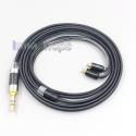 2.5mm 4.4mm Black 99% Pure PCOCC Earphone Cable For Audio Technica ATH-CKR100 ATH-CKR90 CKS1100 CKR100IS CKS1100I
