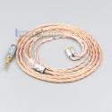 3.5mm 4.4mm 2.5mm XLR Silver Plated OCC Shielding Coaxial Earphone Cable For Dunu dn-2002