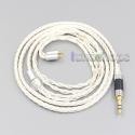 16 Core OCC Silver Plated Headphone Earphone Cable For Audio Technica ATH-CKR100 CKR90 CKS1100 CKR100IS CKS1100I