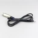 200pcs Black 3.5mm male to XLR 3 Pole female Audio Microphone Cable Adapter Wire
