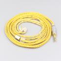 16 Core OCC Gold Plated Braided Earphone Cable For AUDEZE iSINE 10 20 LX LCDi3 LCDi4