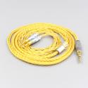 16 Core OCC Gold Plated Braided Earphone Cable For Sennheiser HD700 Headphone 2.5mm pin