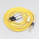6.5mm 2.5mm XLR 4.4mm 16 Core OCC Gold Plated Braided Earphone Headphone Cable For Audio-Technica ATH-R70X