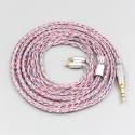 16 Core Silver OCC OFC Mixed Braided Cable For Sennheiser IE100 IE400 IE500 Pro Earphone