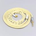 8 Core Gold Plated OCC + Palladium Silver OCC Alloy Wire Braided Cable For Dunu dn-2002 Earphone Headphone