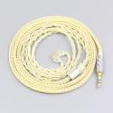8 Core Gold Plated + Palladium Silver OCC Alloy Cable For HiFiMan RE2000 Topology Diaphragm Dynamic Driver Earphone