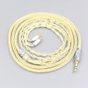 8 Core Gold Plated + Palladium Silver OCC Alloy Cable For Sennheiser IE100 IE400 IE500 Pro Earphone Headset