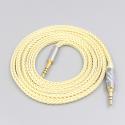 8 Core Gold Plated + Palladium Silver OCC Cable For Denon AH-mm400 AH-mm300 AH-mm200 Beats solo2 solo3 SHP9500 Headphone