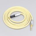 8 Core Gold Plated + Palladium Silver OCC Cable For Audio Technica ATH-M50x ATH-M40x ATH-M70x ATH-M60x Earphone Headphon