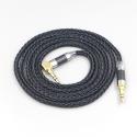 4.4mm 16 Core 7N OCC Black Braided Earphone Headphone Cable For Fostex T50RP Mk3 T40RP Mk2 T20RP Mk2 Dekoni Audio Blue