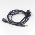 Microphone Cable Noise-Cancelling For  QC35 II Headphones with Mute Switch for PC Laptop PS4 PS5 Xbox One Controller
