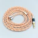 4 Core 1.7mm Litz HiFi-OFC Earphone Braided Cable For UE Live UE6Pro Lighting SUPERBAX IPX