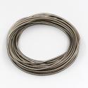 5m 99% Pure Silver + Palladium Inside 7N Litz Gold Silver Plated Graphene Foil Shielding Wire Mixed OD:1.75mm For DIY Ea