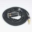 16 Core 7N OCC Black Braided Earphone Cable For Focal Clear Elear Elex Elegia Stellia Celestee Radiance