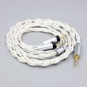 Graphene 7N OCC Silver Plated Type2 Earphone Cable For Focal Clear Elear Elex Elegia Stellia Celestee Radiance