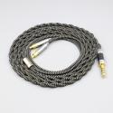 2 Core 2.8mm Litz OFC Earphone Shield Braided Sleeve Cable For Audio Technica ATH-ADX5000 ATH-MSR7b 770H 990H A2DC Headp