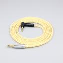 8 Core 99% 7n Pure Silver 24k Gold Plated Earphone Cable For Fostex T50RP Mk3 T40RP Mk2 T20RP Mk2 Dekoni Audio Headphone