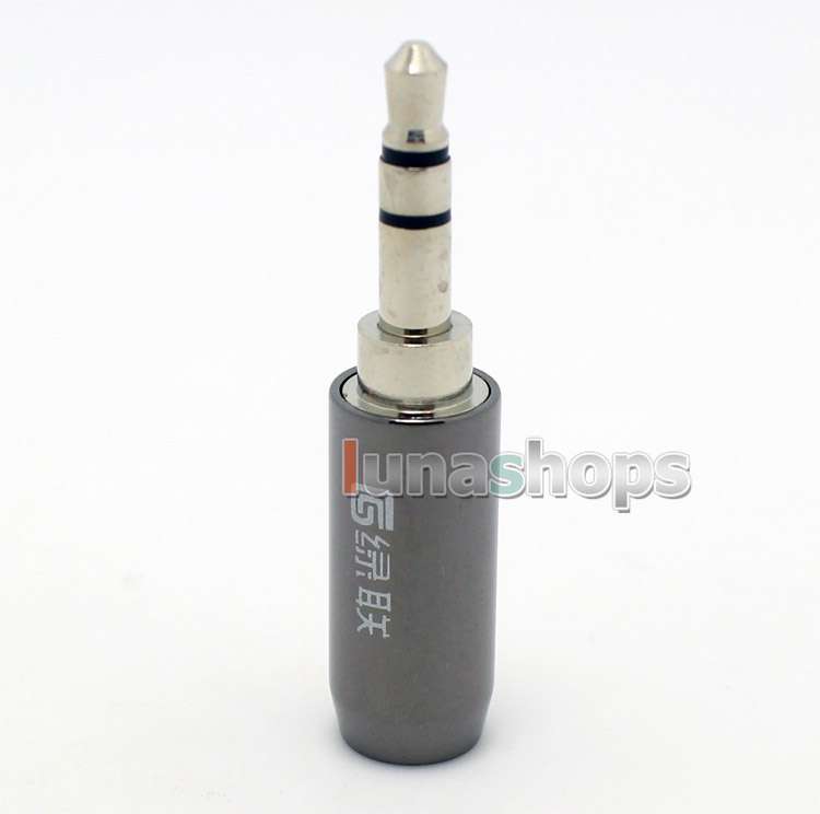 Lvlian 3.5mm Stereo Nale Plug 3 poles  Audio Connector Adapter For DIY Handmade